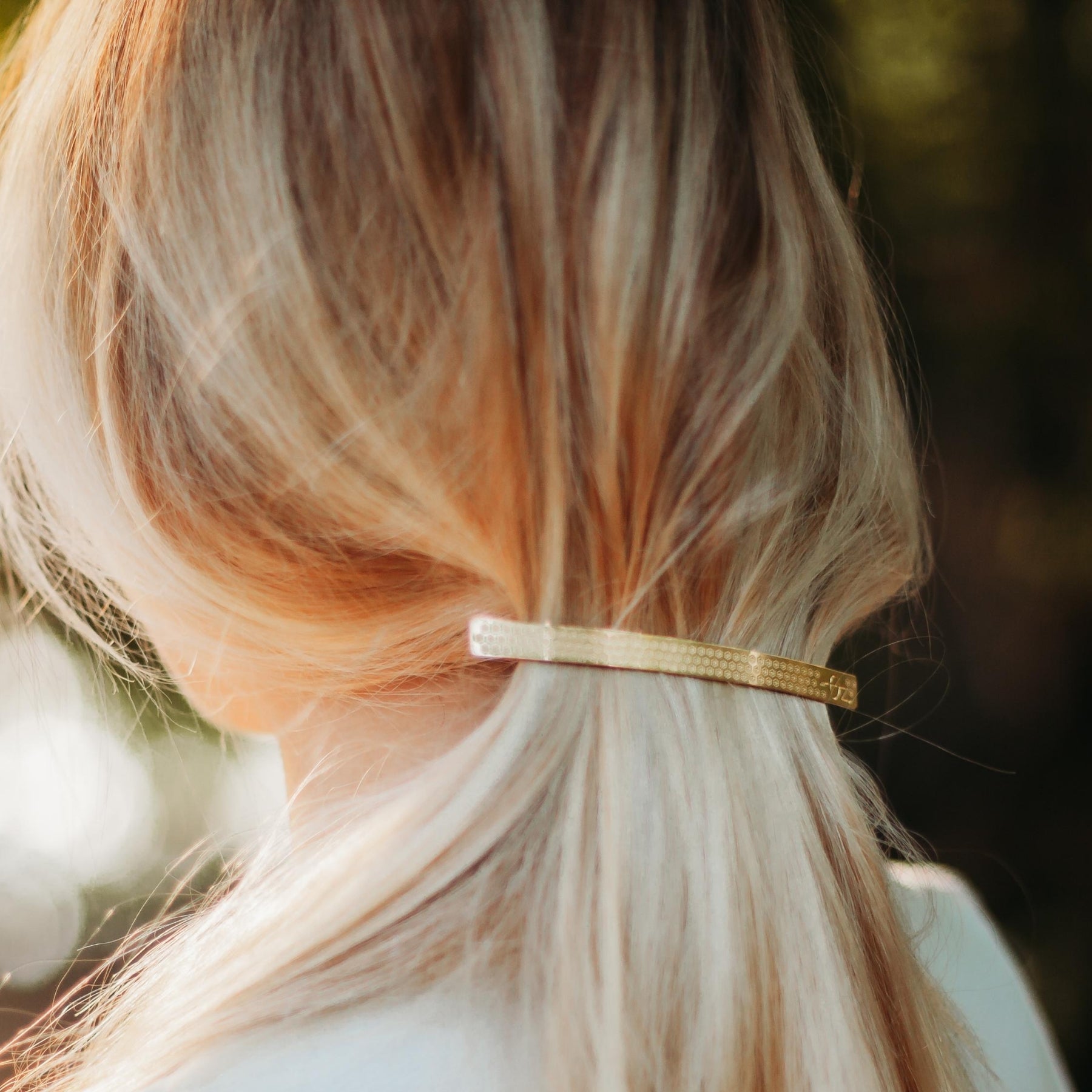 Grande Adeline Gold Hair Clip with Elegant Decor - Perfect for Weddings, Parties & Special Occasions
