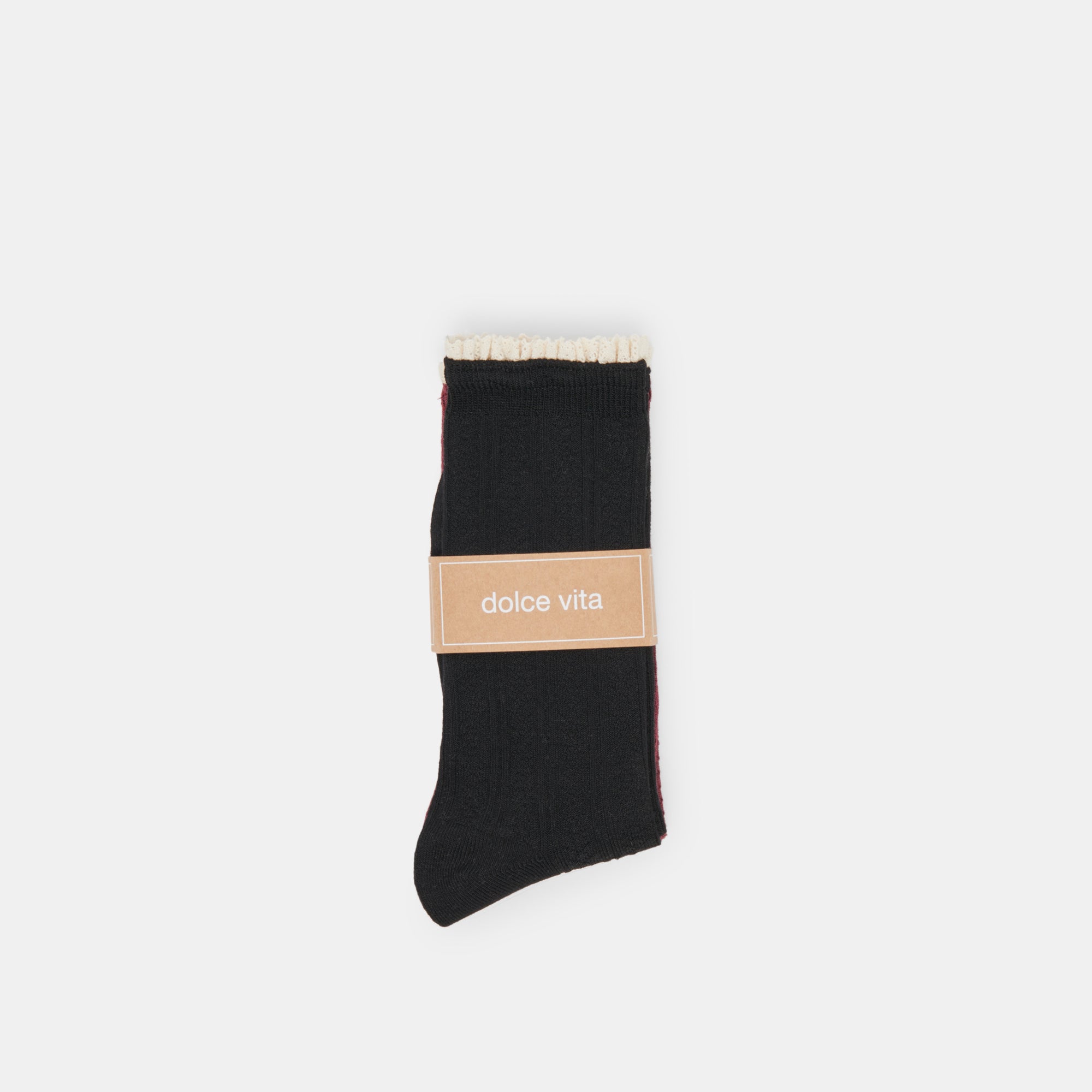 Premium Prairie Socks 2-Pack - Black & Burgundy for Men & Women | Soft Cotton Comfort for Everyday Wear, Hiking & Outdoor Activities