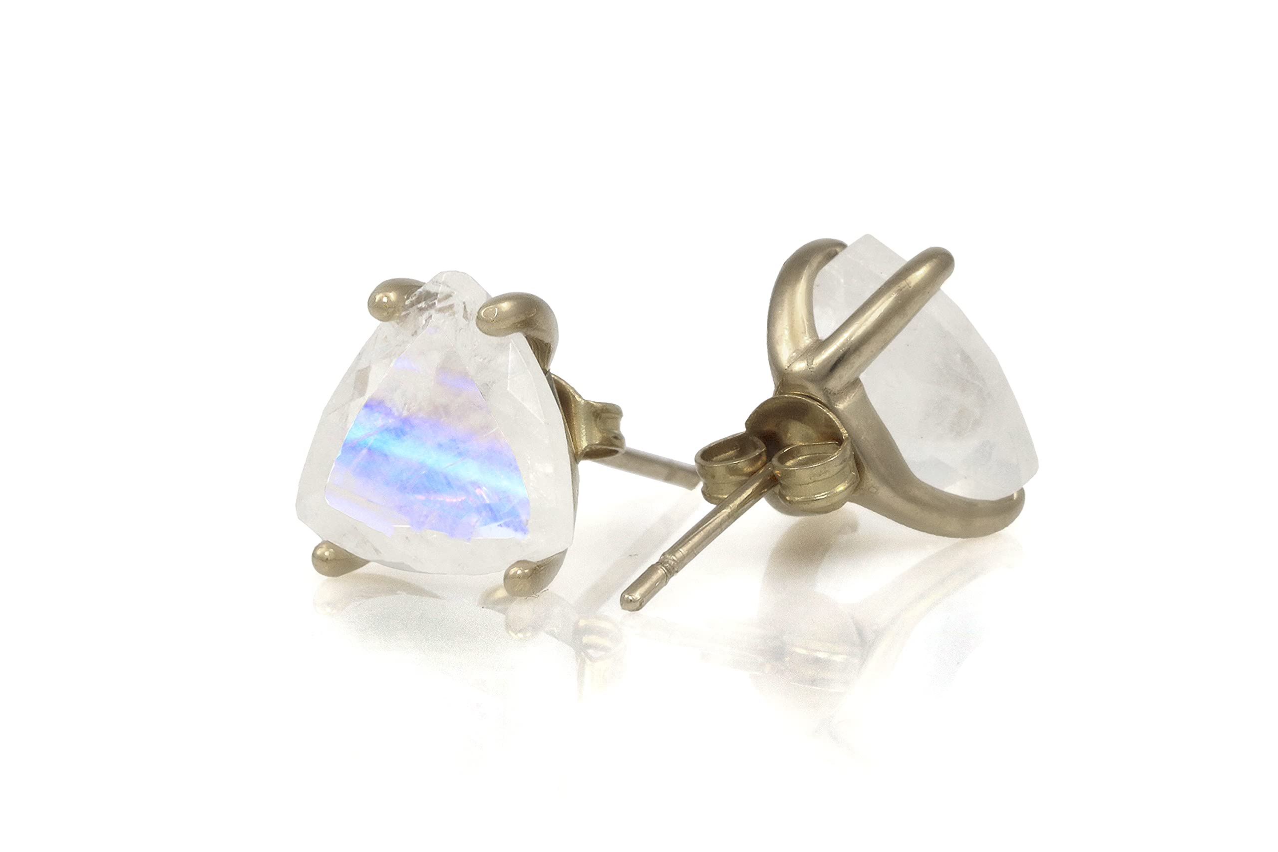 Moonstone Earrings Sterling Silver - Handmade Jewelry for Women - Gifts & Fashion