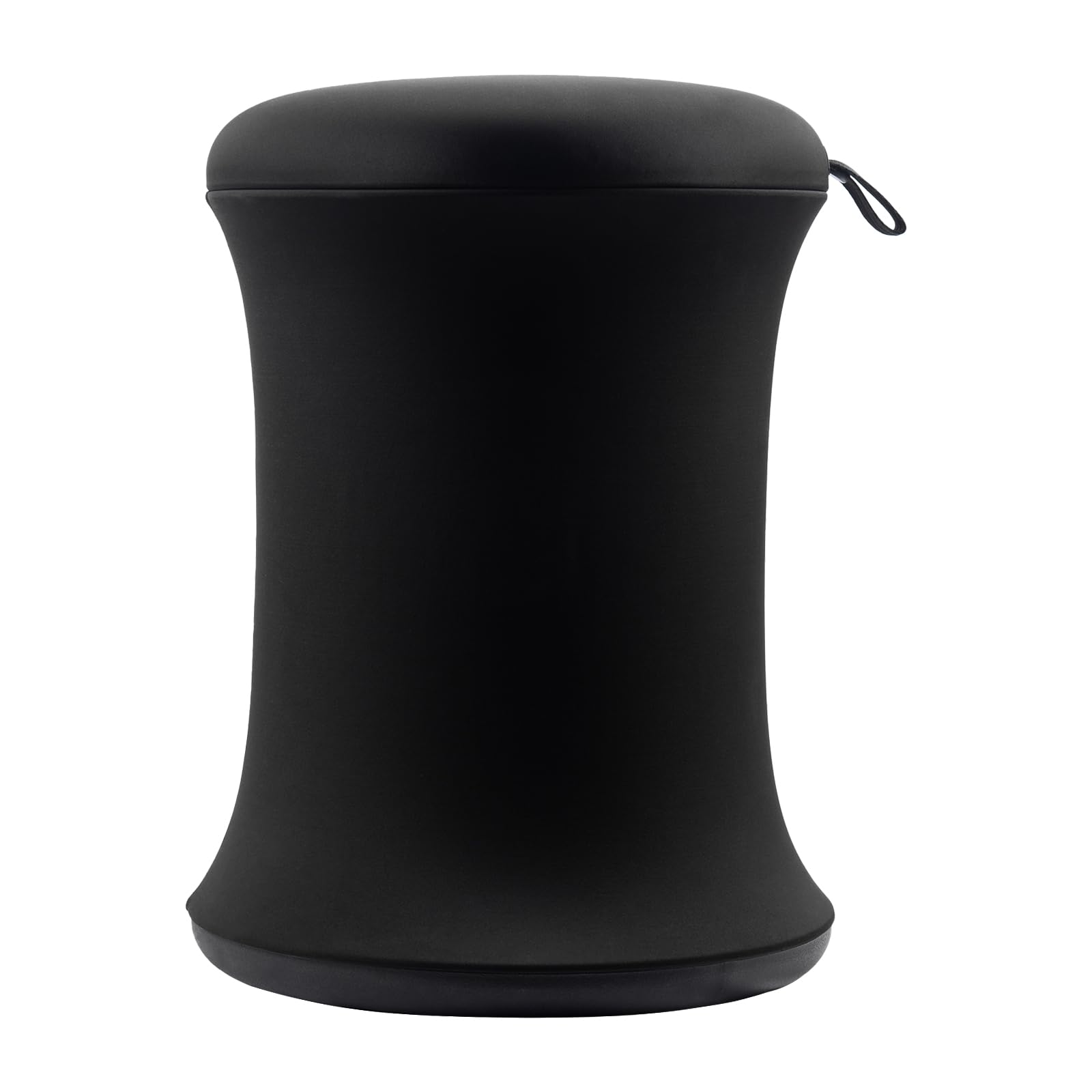 Ergonomic ADHD Wobble Stool & Yoga Ball Chair - Adjustable Height Active Sitting Stool for Adults & Kids - Improves Focus, Posture & Balance - Non-Slip Base for Home Office, Classroom, Exercise & Yoga (Black)