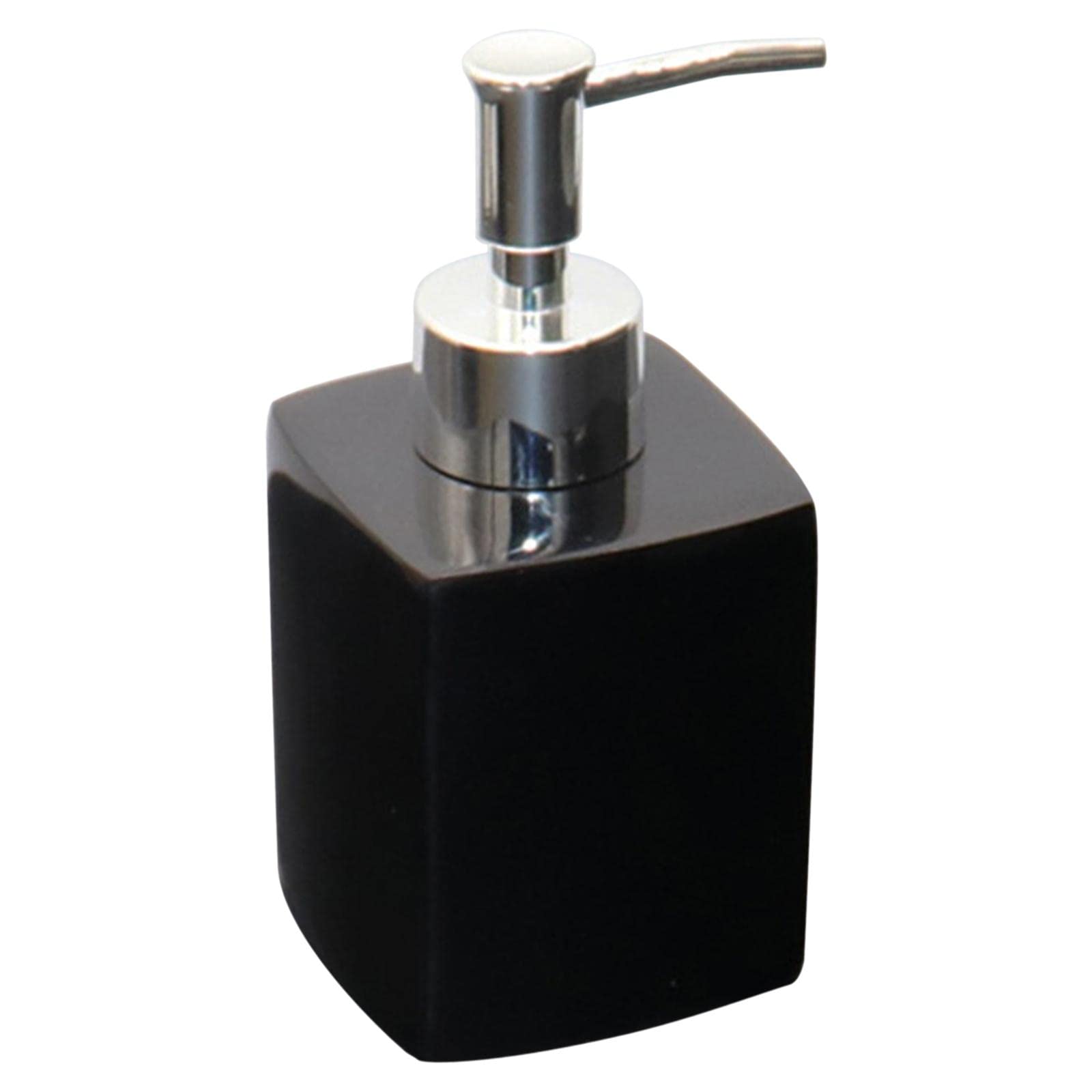 Homyl 230ml Refillable Pump Bottle Dispenser for Shampoo, Body Wash & Lotion - Black | Bathroom & Kitchen Accessories | Perfect for Travel, Gym & Home Use