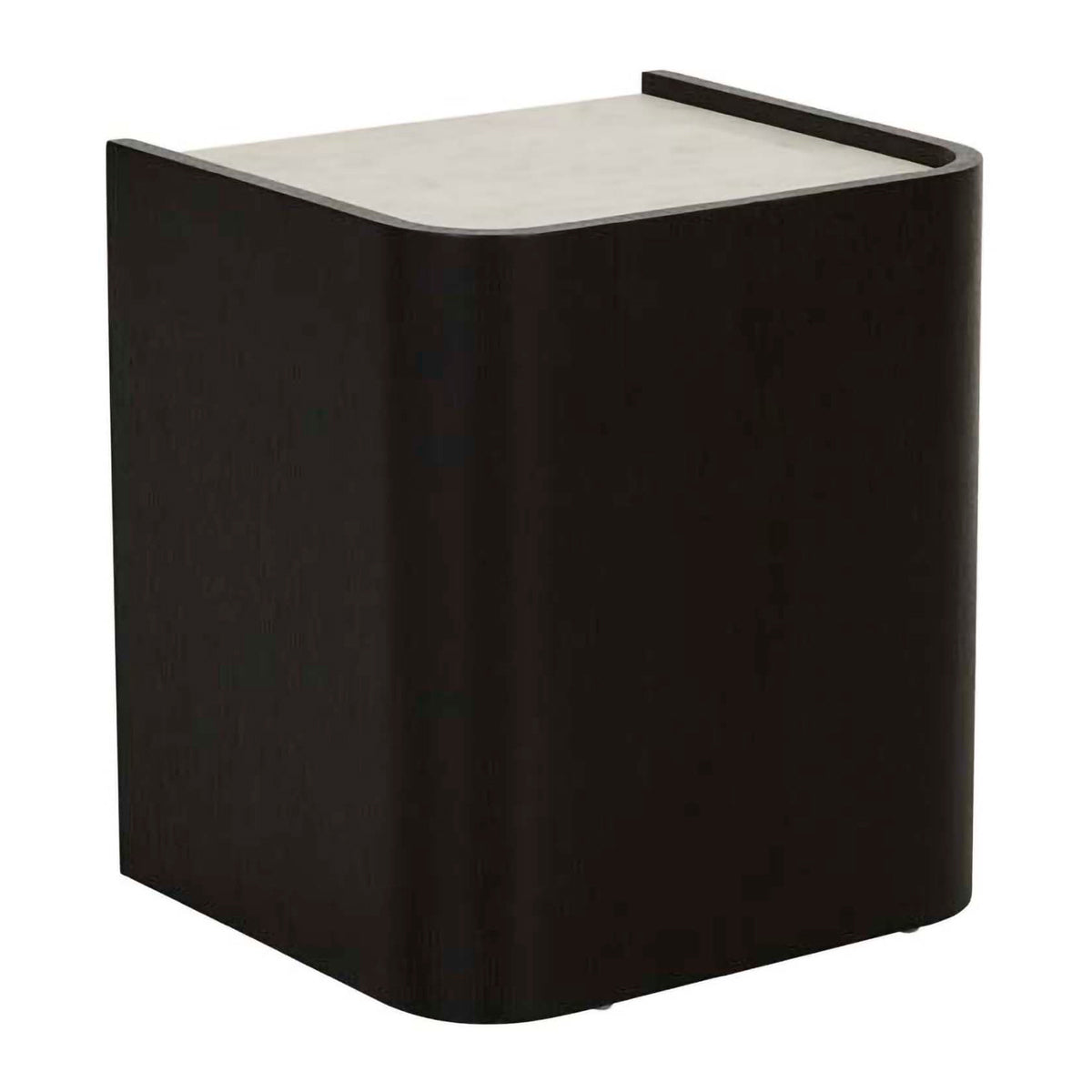 Globe West Elsie Bedside Table - Modern Nightstand with Storage Drawer for Bedroom, Living Room & Office - Stylish Wooden End Table with Shelf