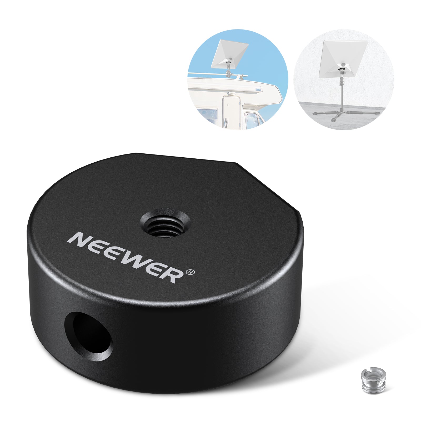 NEEWER NA02 Satellite Tripod Adapter for Starlink Mini - Universal Mount for Satellite Internet Dish - Perfect for RV, Camping & Remote Work Connectivity