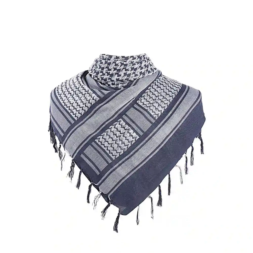 Urgarment Military Tactical Shemagh Desert Scarf for Men & Women - 100% Cotton Neck Wrap - Perfect for Outdoor Adventures, Hiking, and Cold Weather Protection