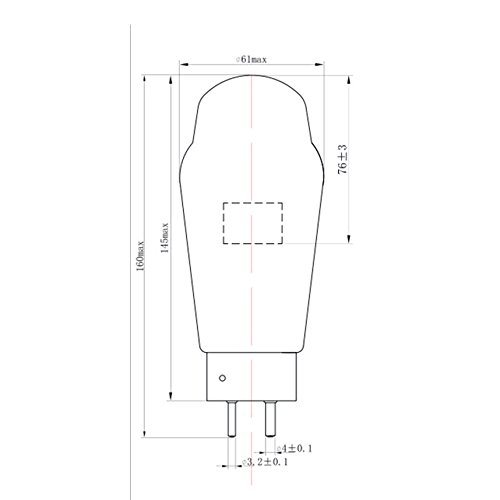 Authentic Shuguang WE300B Vacuum Tubes - 1:1 Replica of Western Electric Matched Pair (New) for Audiophile Tube Amplifiers & Hi-Fi Sound Systems
