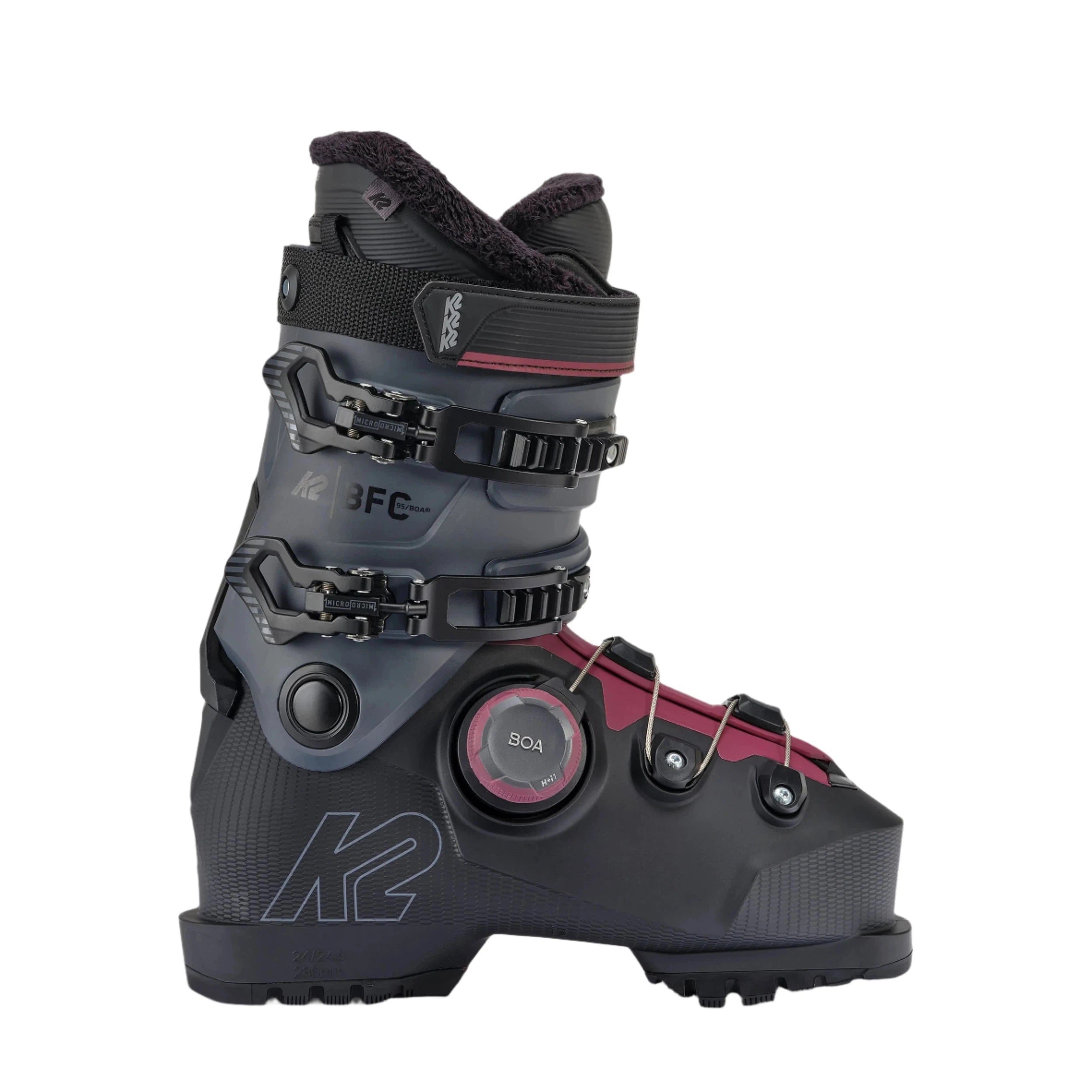 K2 BFC 95 BOA W Ski Boots 2025 - Women's High-Performance Ski Boots for All-Mountain & Freeride Skiing - Perfect for Resort & Backcountry Adventures