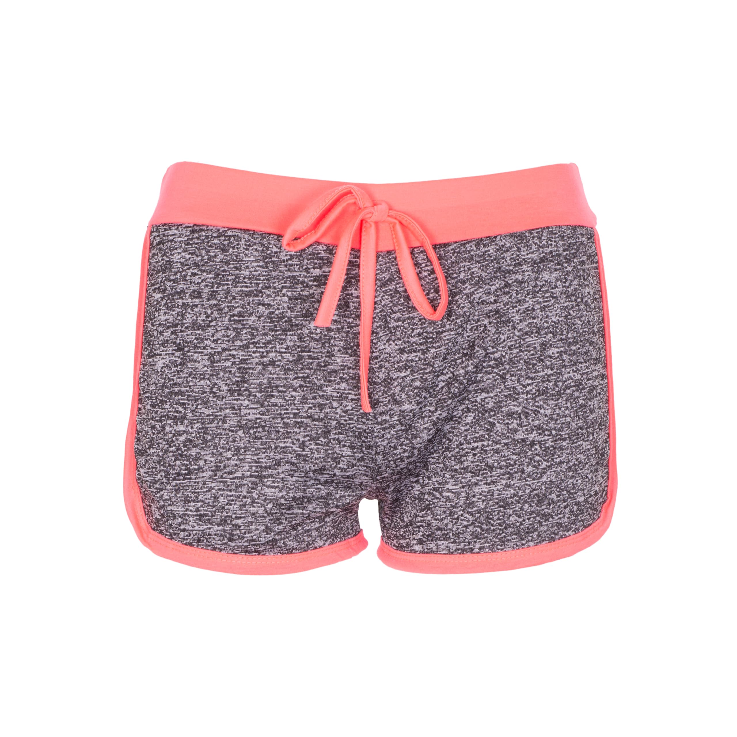 NOROZE Women's Gym Fleck Hot Pants - High Waisted Workout Shorts for Yoga, Running & Fitness - Breathable Activewear for Women