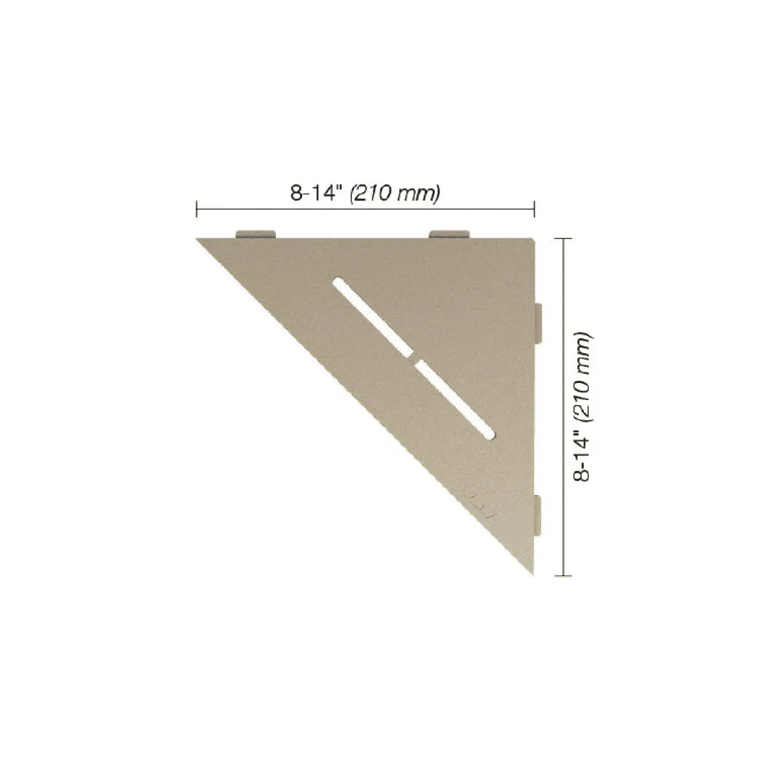 Triangular Corner Shelf - Space-Saving Storage for Bathroom, Kitchen, or Office - Pure White Modern Design