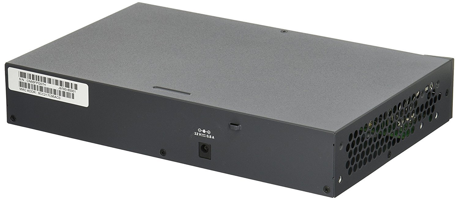 HPE J9783A-ABA Aruba 2530 8-Port Gigabit Ethernet Switch | Network Switch for Small Business & Home Office | Reliable Connectivity for Office Networking & Smart Home Devices