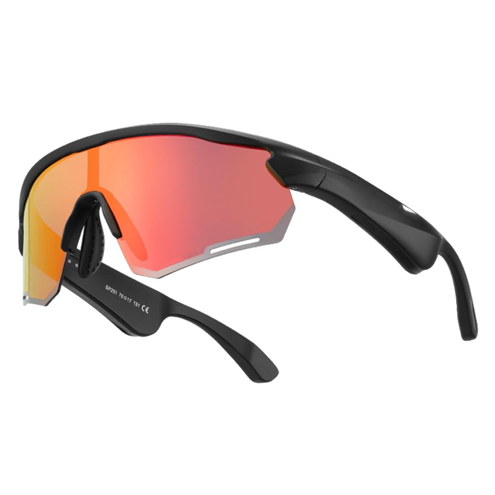 NMVB Polarized Sunglasses with Wireless Bluetooth 5.2 - UV400 Protection, Hands-Free Calling & MP3 Player - Perfect for Driving, Cycling, Running, and Outdoor Sports