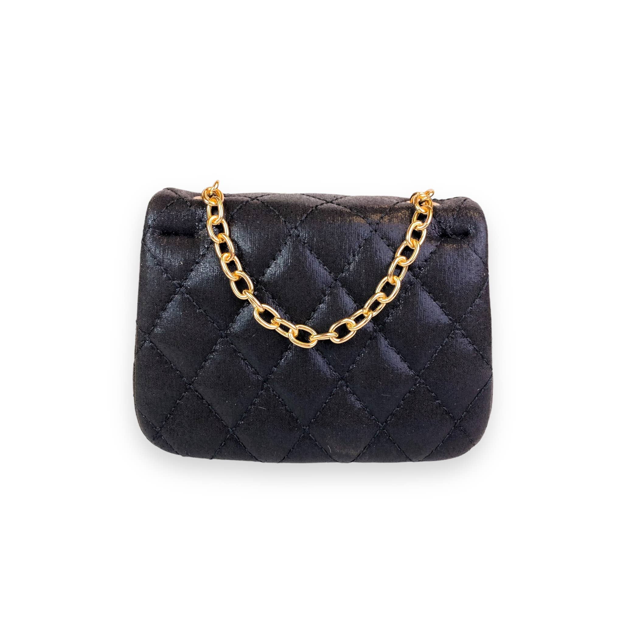 Shiny Silver Floral Applique Quilted Purse for Women - Elegant Evening Bag for Parties, Weddings & Special Occasions