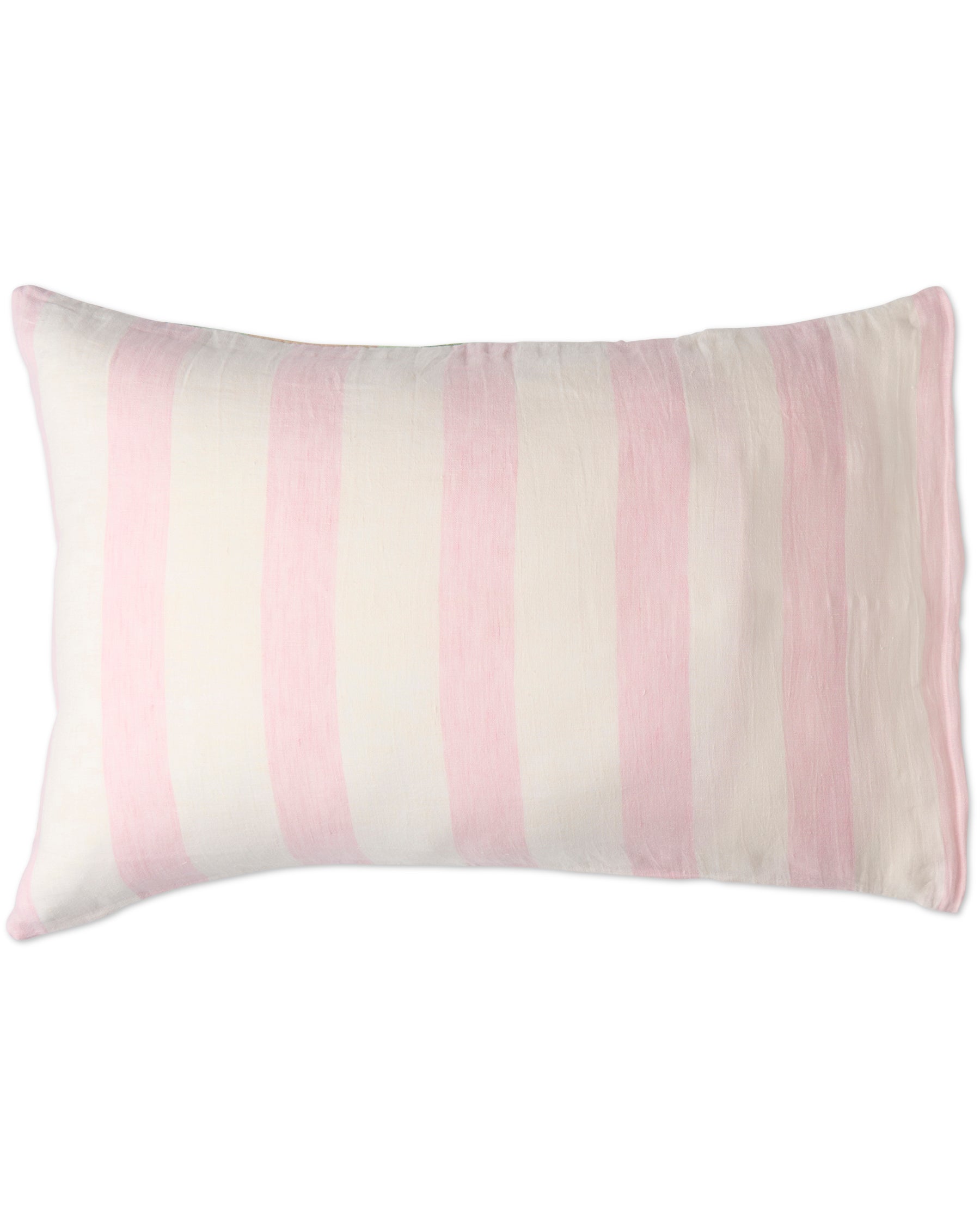 Soft Candy Stripe Linen Pillowcases Set of 2 - Breathable & Hypoallergenic Bedding for Side Sleepers - Perfect for Guest Room, Master Bedroom & Home Decor