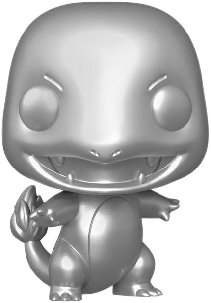 Pokemon Charmander Metallic Collectible Figure - Perfect for Display, Gifts & Pokemon Fans