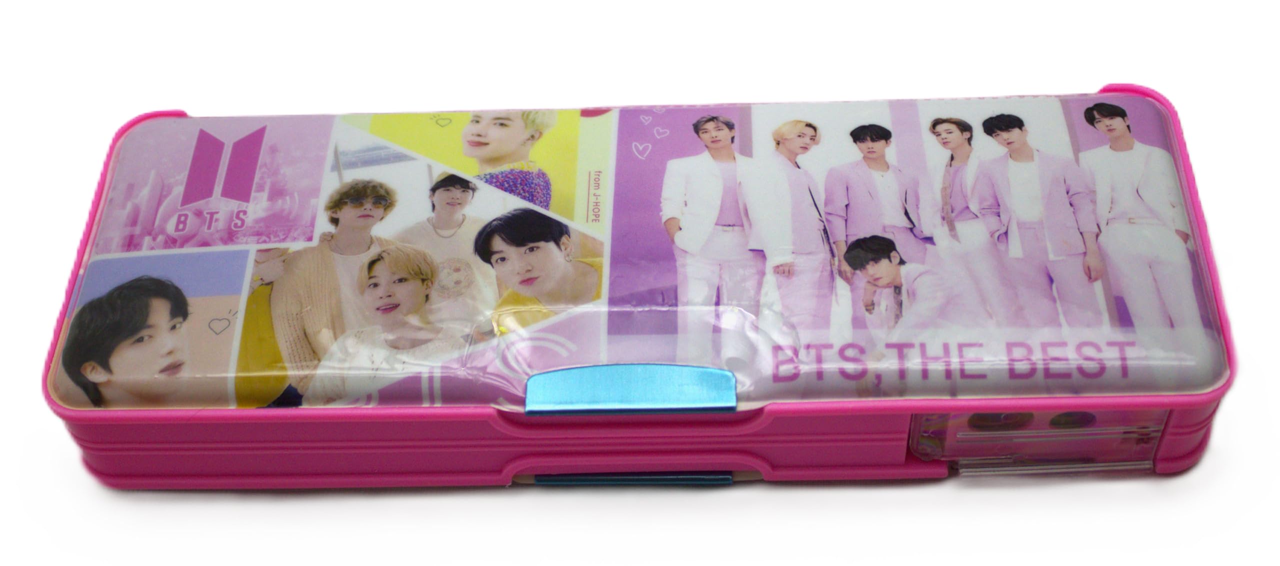 Magnetic Pencil Box for Kids - Double-Sided Opening School Pencil Case with Strong Magnetic Closure - Durable & Fun Stationery Organizer for Girls Boys (1 Pack) - Perfect for Classroom, Homework & Art Supplies Storage