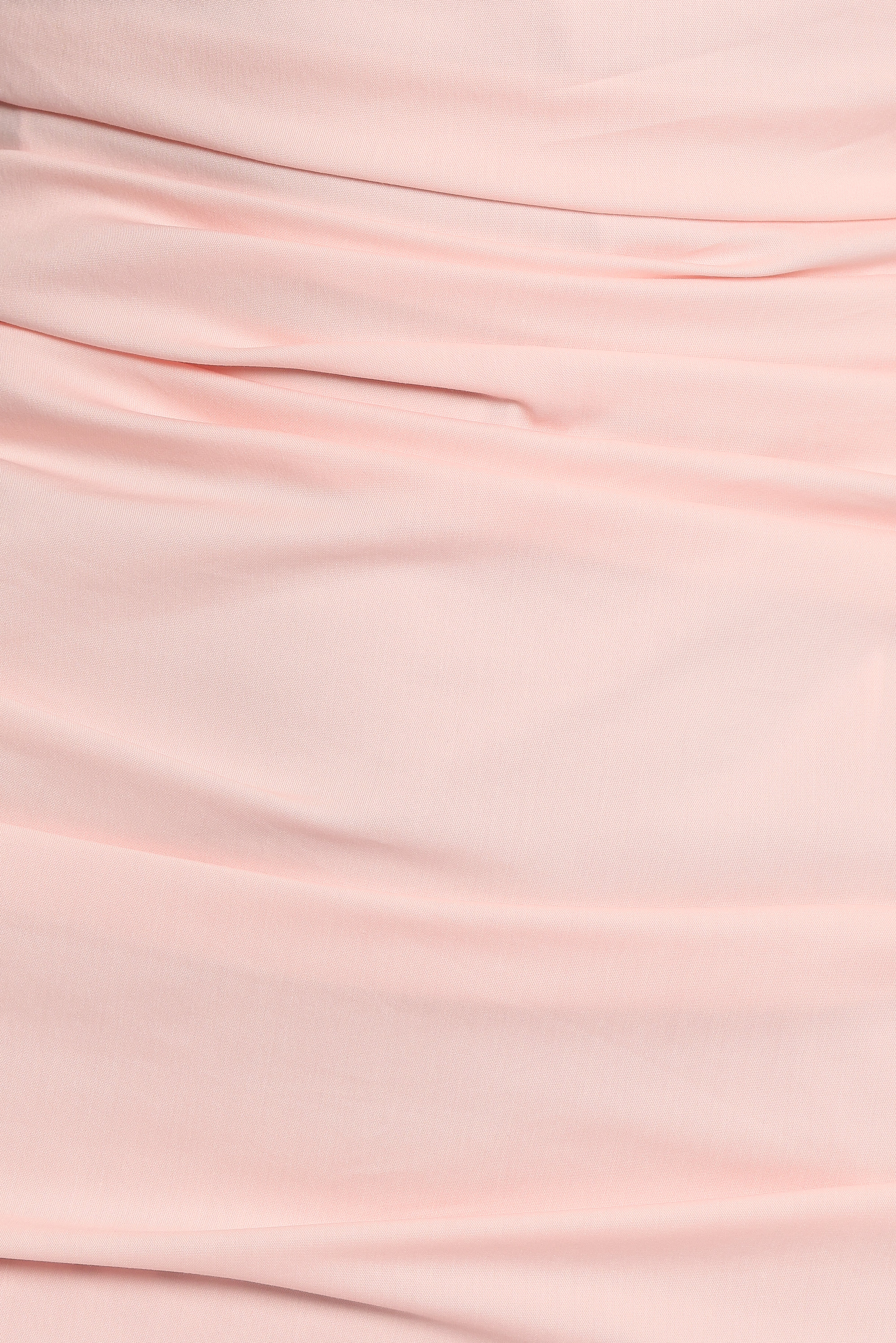 Eliya Elegant One Shoulder Frill Maxi Dress for Women - Ballet Pink Long Formal Gown for Evening Parties, Weddings & Special Occasions