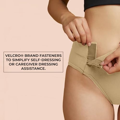 High Waist Panty with Velcro Fasteners - Comfortable Shapewear for Women | Perfect for Everyday Wear, Workout & Postpartum Support