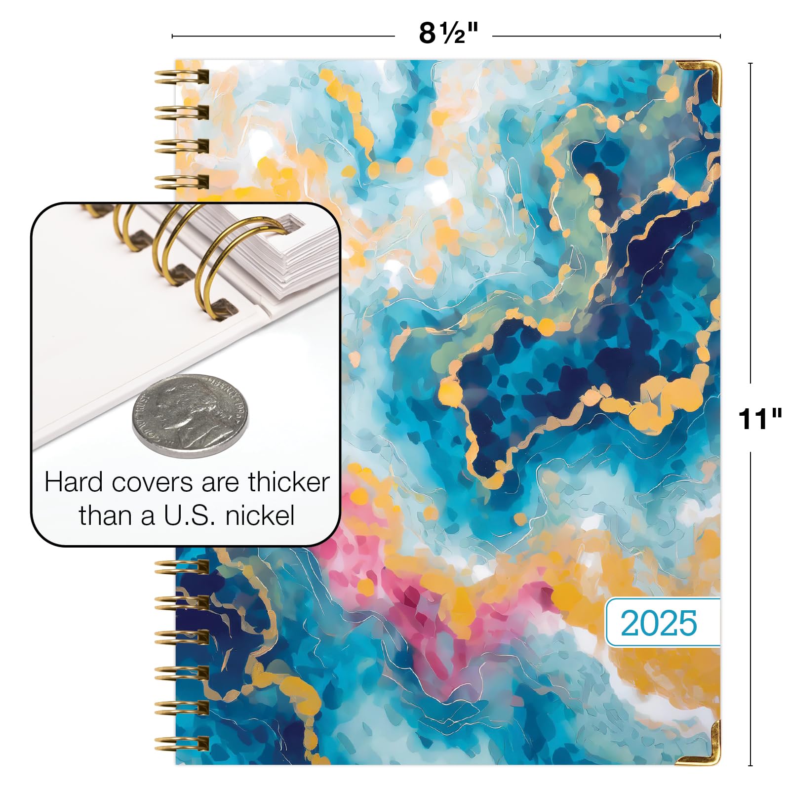 2025 Hardcover Planner 8.5