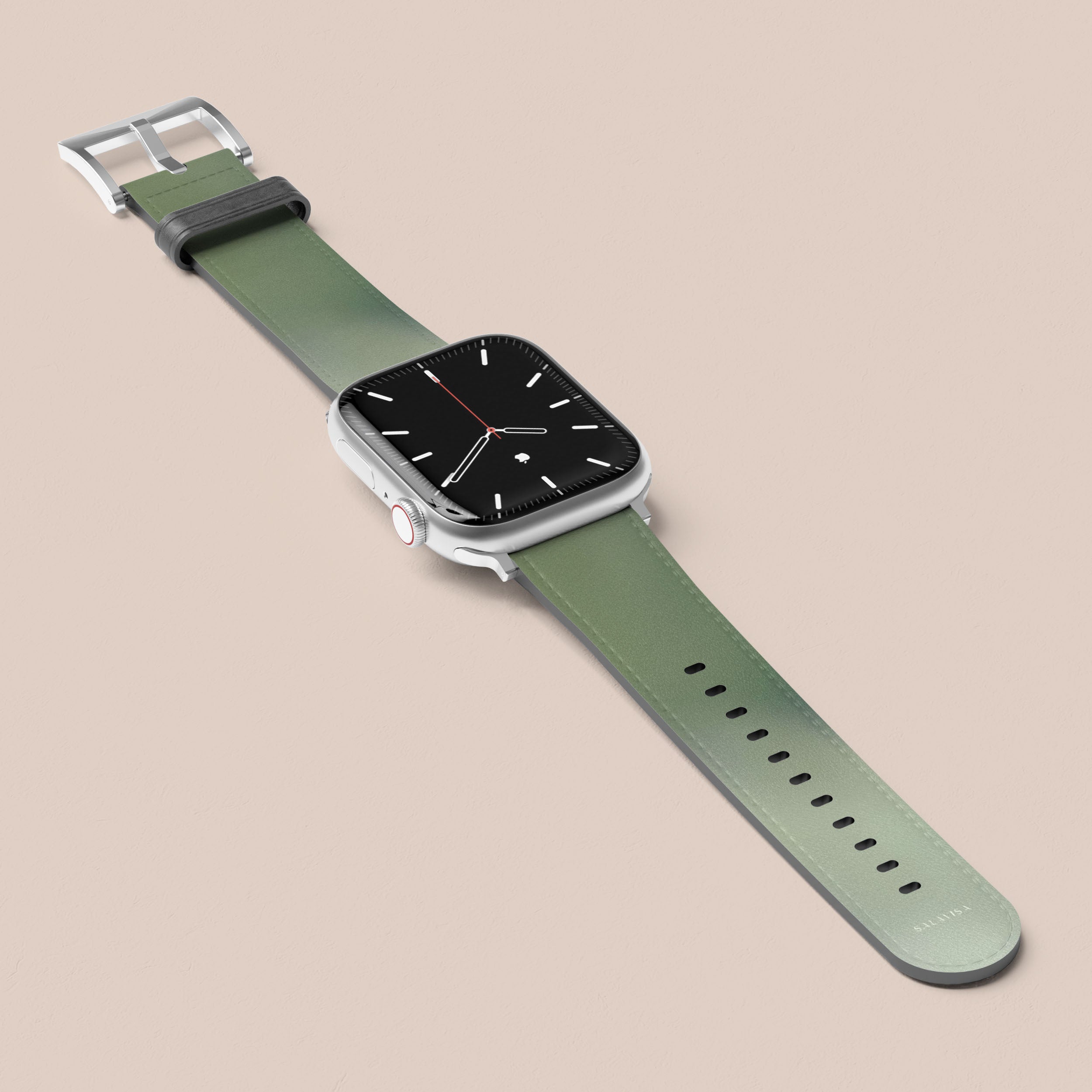 Sage Mist Apple Watch Band - Soft Silicone Replacement Strap for Apple Watch Series 9/8/7/6/SE - Perfect for Workouts, Running & Everyday Wear