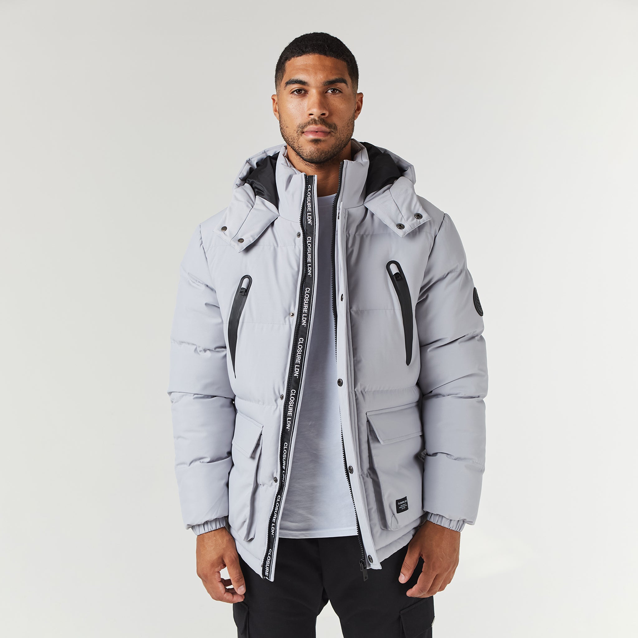 Expedition Parka Jacket for Men & Women - Waterproof Winter Coat with Fur Hood - Ice Grey Color - Perfect for Arctic Adventures & Urban Winter Fashion