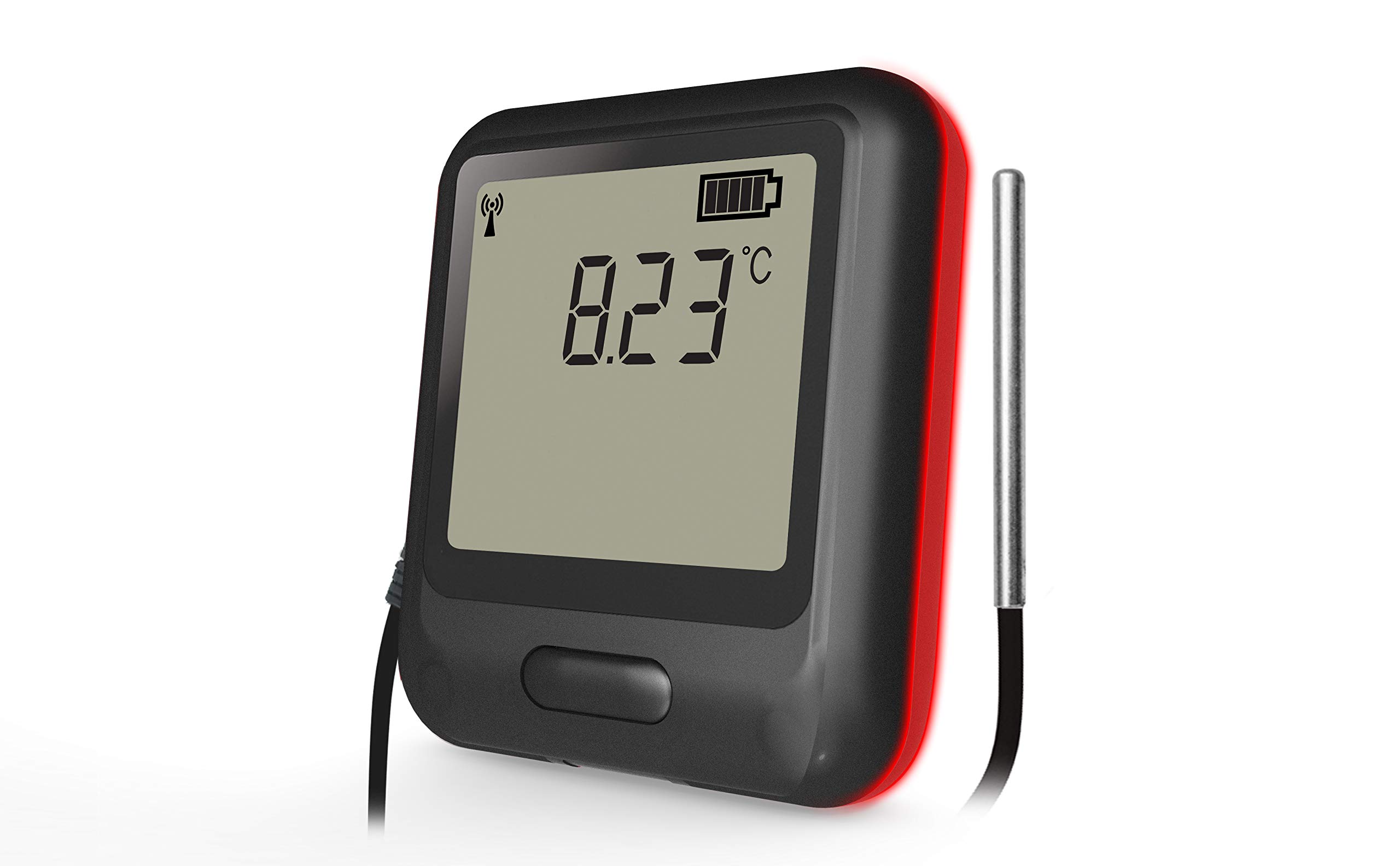 Lascar Electronics EL-WiFi-TPX+ Wireless Temperature Data Logger with External Sensor - High Accuracy WiFi Monitoring for Food Storage, Laboratories & HVAC Systems