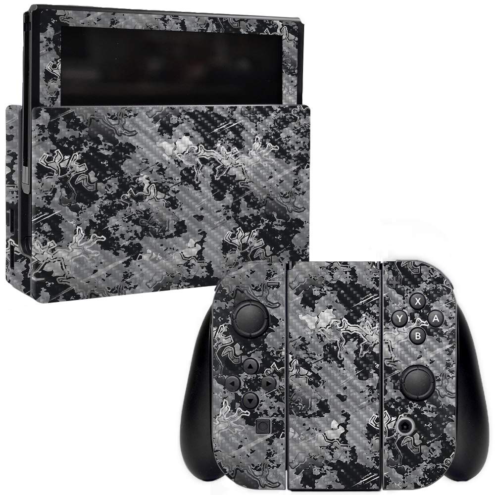 Premium Carbon Fiber Skin for Nintendo Switch - Viper Urban Design | Protective & Durable Textured Cover | Easy Application & Removal | Made in USA | Perfect for Gaming Protection & Style Enhancement