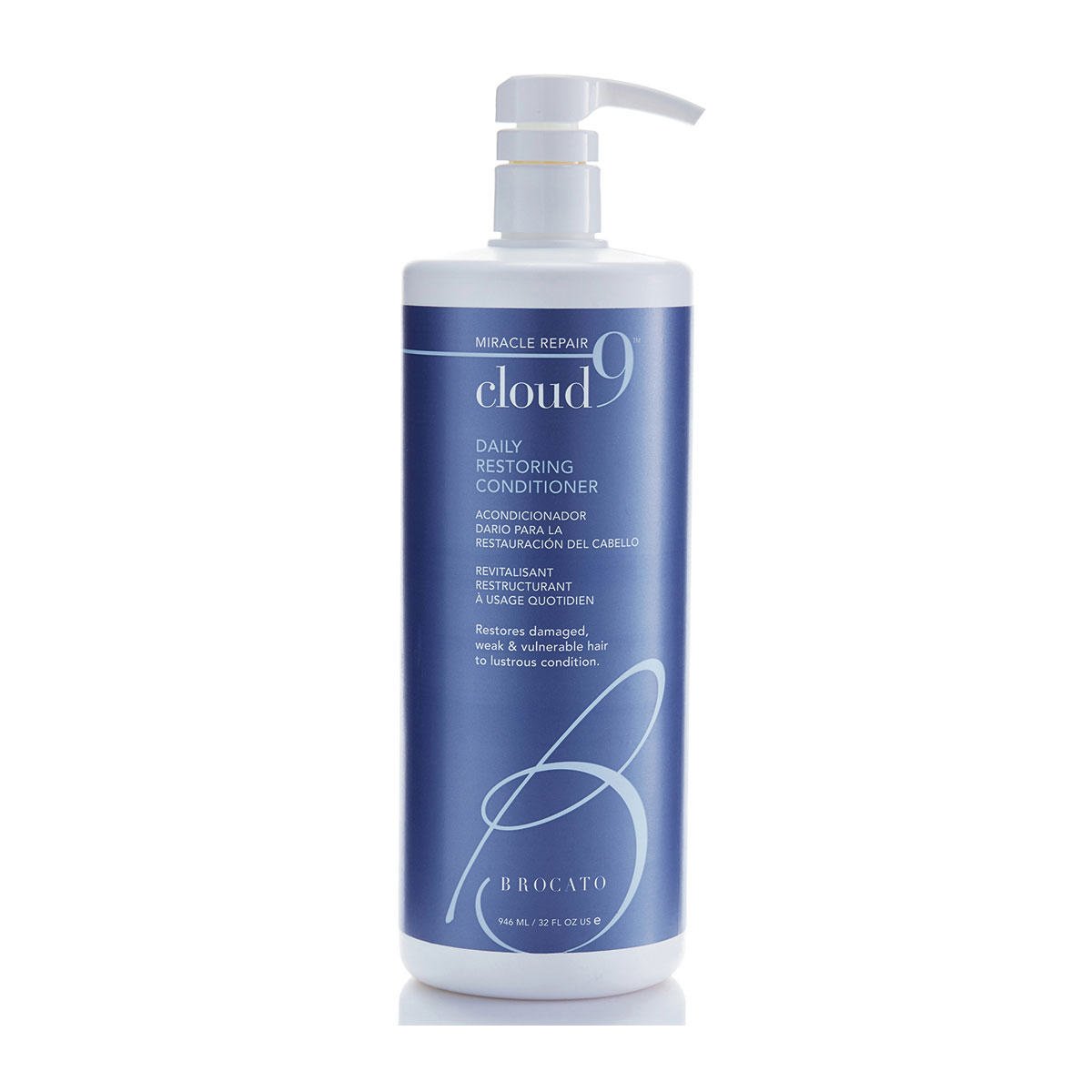 BROCATO CLOUD 9 REPAIR TREATMENT 32 oz - Professional Hair Repair Mask for Damaged & Dry Hair - Salon Quality Deep Conditioning Treatment for Frizz Control & Shine Enhancement - Perfect for Home & Salon Use