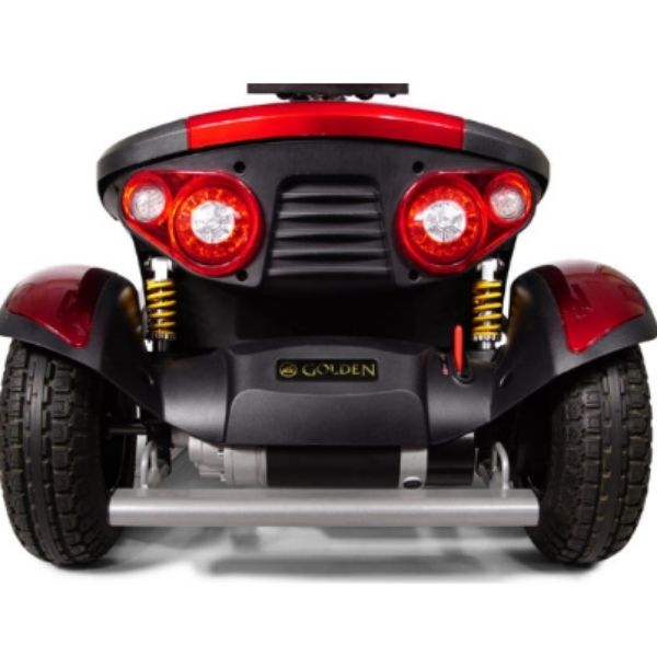 Golden Technologies Patriot Bariatric 4 Wheel Mobility Scooter GR575 - Heavy Duty Electric Scooter for Adults with Comfortable Seat & Long Battery Life - Perfect for Outdoor Travel, Shopping & Daily Commuting