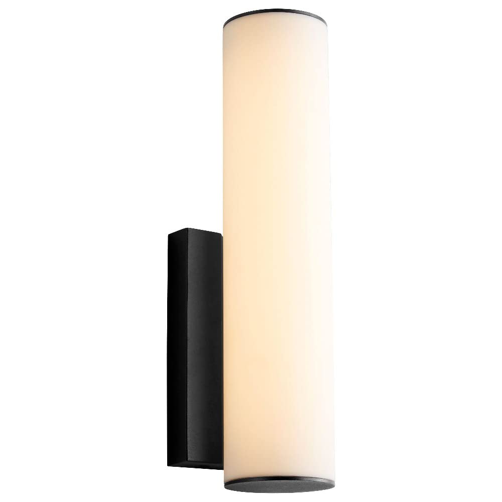Fugit Collection Black LED Wall Sconce - Modern Transitional Lighting Fixture for Bedroom, Hallway & Living Room Decor