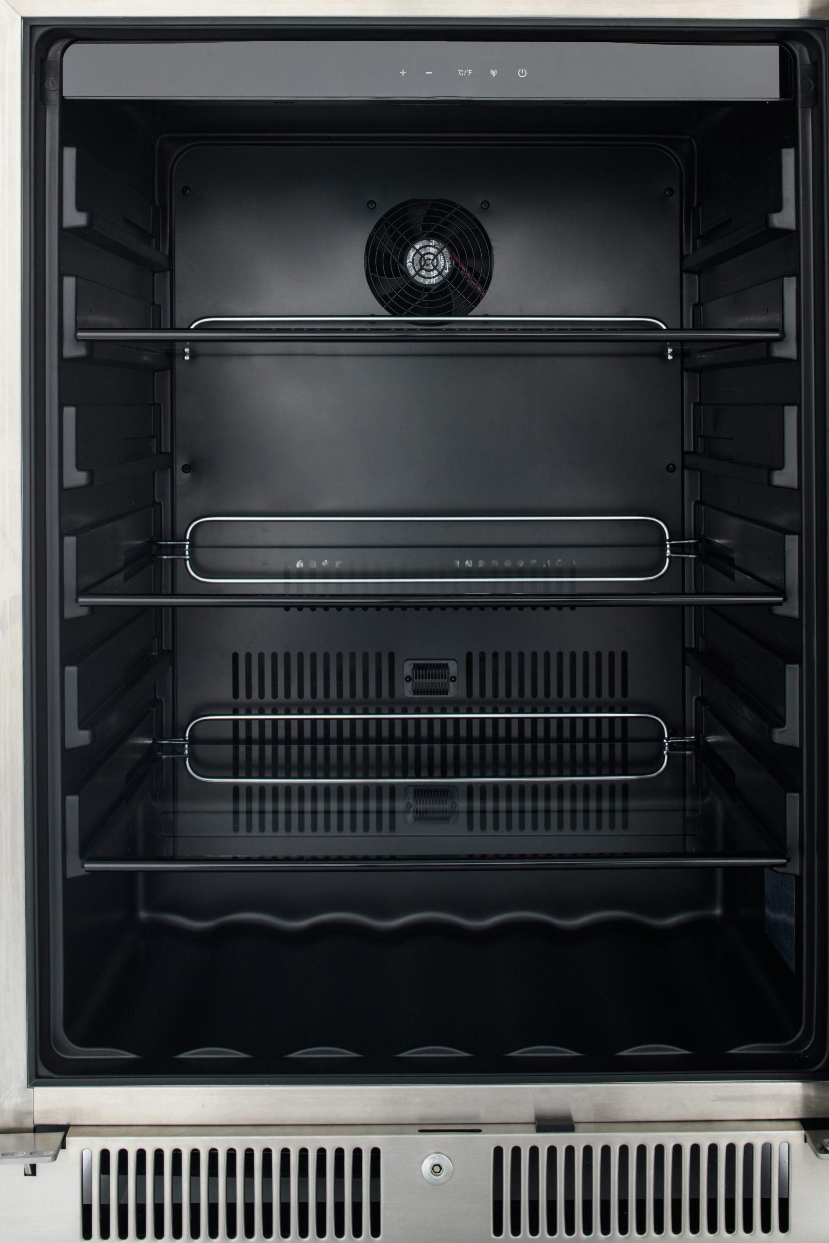 Blaze Grills BLZSSRF55 24-Inch Stainless Steel Outdoor Refrigerator for Patio, Backyard, and BBQ Parties - Perfect for Outdoor Entertaining and Poolside Storage