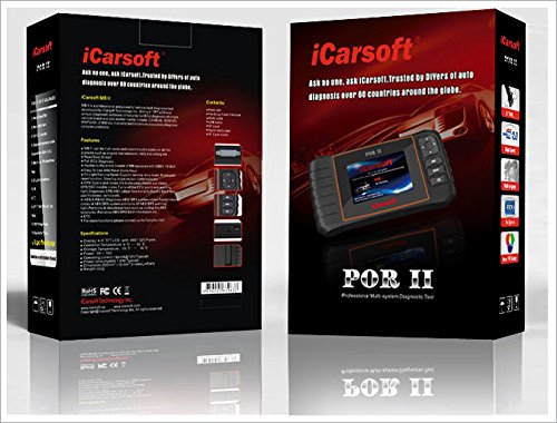 iCarsoft i960 OBD2 Scanner Tool - Professional SRS Airbag Code Reader & Oil Reset for Porsche 911, 997, 981 | Car Diagnostic Scanner for Engine Light, ABS, Transmission | Perfect for DIY Mechanics & Auto Repair Shops
