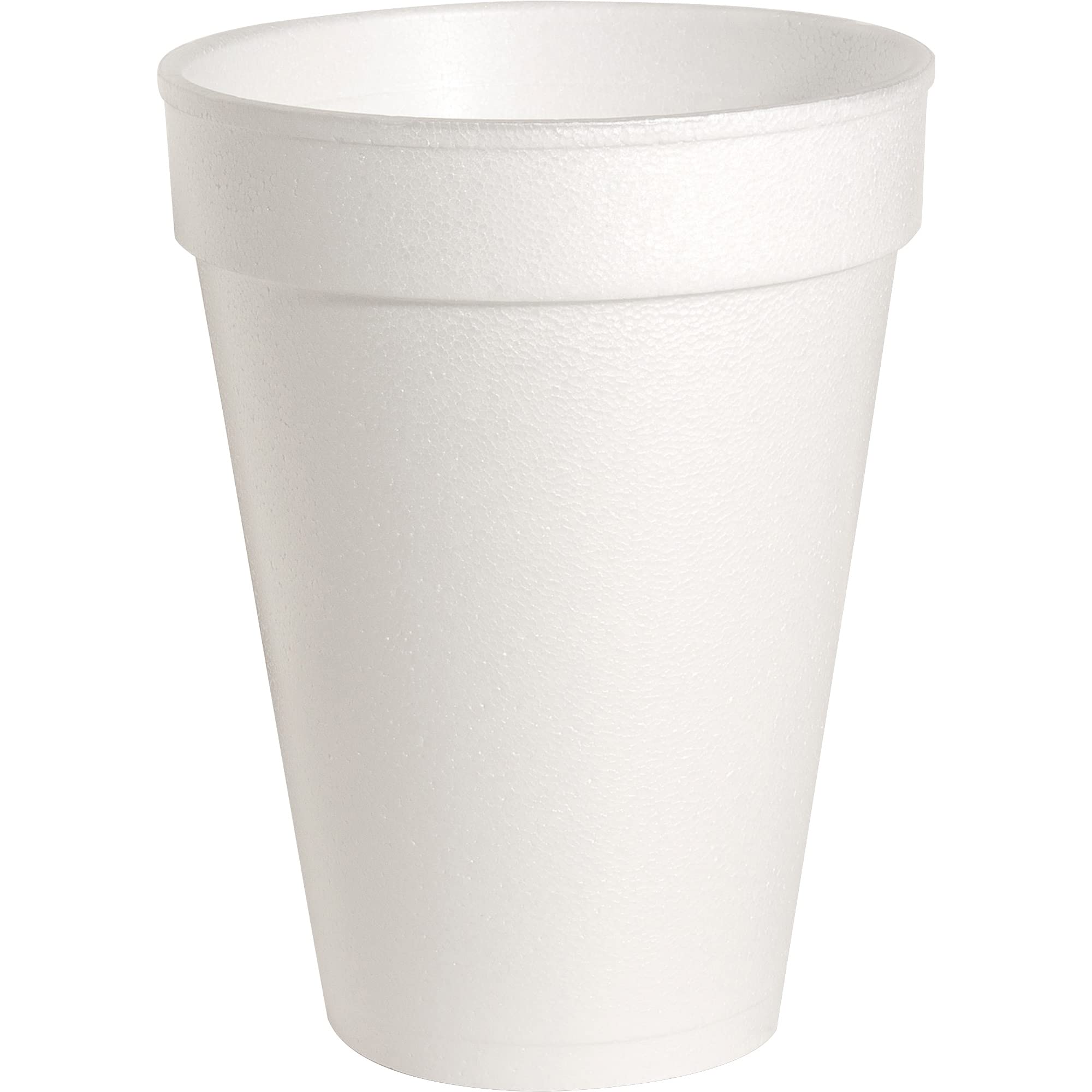 Genuine Joe GJO58553 14 oz Hot & Cold Foam Cups - Insulated Disposable Coffee Cups for Hot Beverages, Iced Drinks, Bubble Tea, and Office Break Room Use