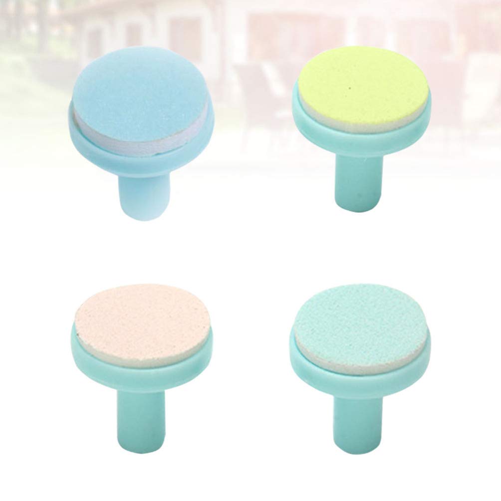 EXCEART 4pcs Baby Nail File Replacement Pads & Grinding Heads - Electric Nail Trimmer Accessories for Infant Toddler Kids - Gentle Polish Disc for Toes & Fingernails Care - Perfect for Home Use, Travel & Baby Grooming Kits