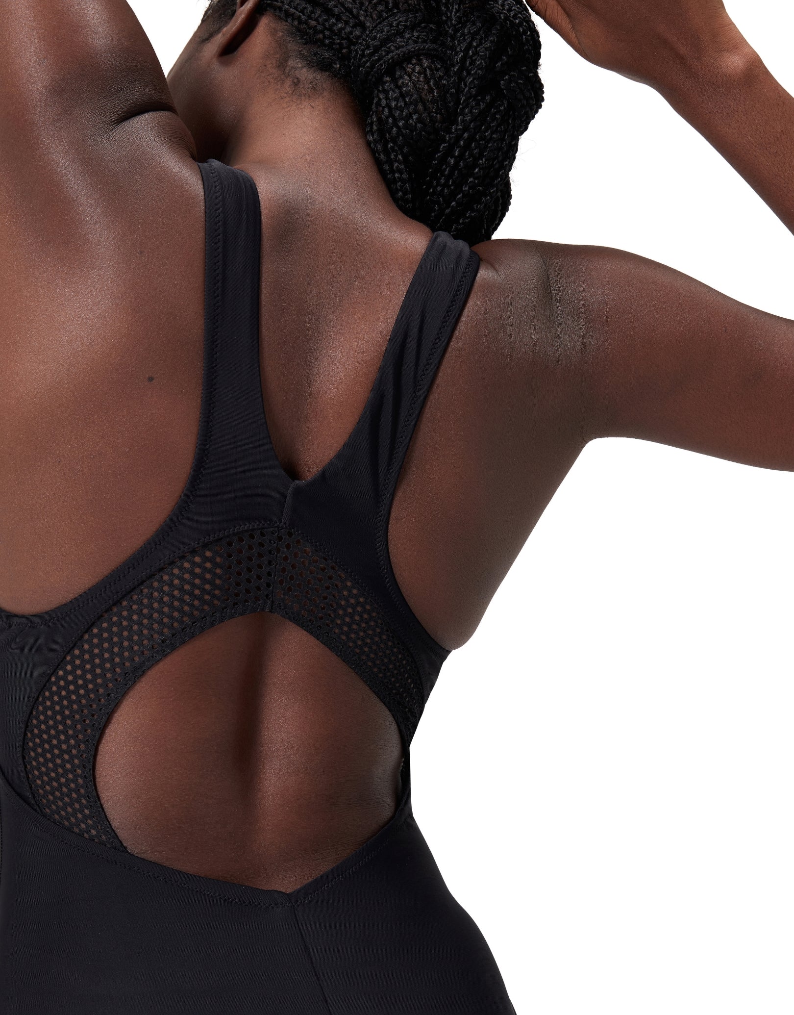 High Neck Scoop One Piece Swimsuit for Women - Solid Black Bathing Suit - Perfect for Swimming, Beach Vacations & Poolside Relaxation