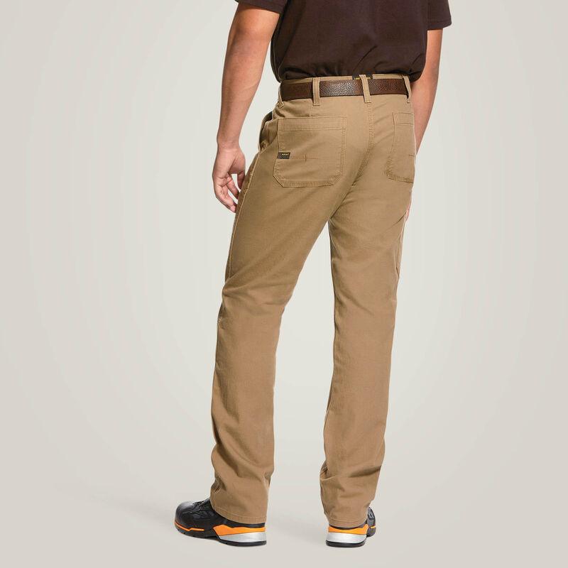 Durable M4 Low Rise Rebar Work Pants - Double Front Stackable Straight Leg Stretch Denim for Construction & Outdoor Work