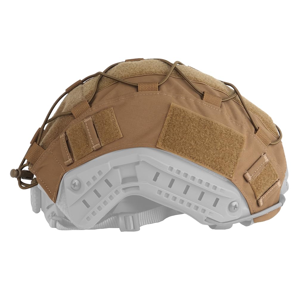 AT AIRSOFT Tactical Helmet Cover - Camouflage Cloth for Fast SF High Cut & Maritime Helmets - Paintball, Hunting, Airsoft & Shooting Accessories - Perfect for Outdoor Combat Simulation & Tactical Training