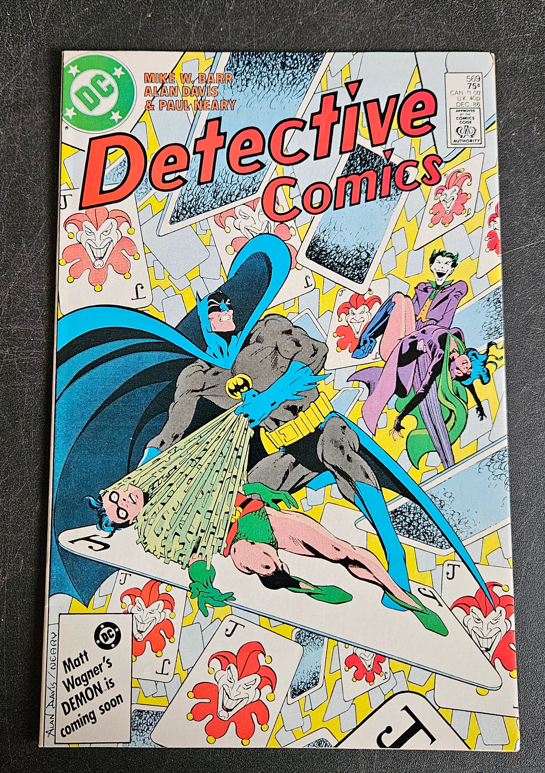 Detective Comics #569 December 1986 Batman & Robin vs Joker Vintage Comic Book - Perfect for Collectors, DC Fans & Superhero Enthusiasts