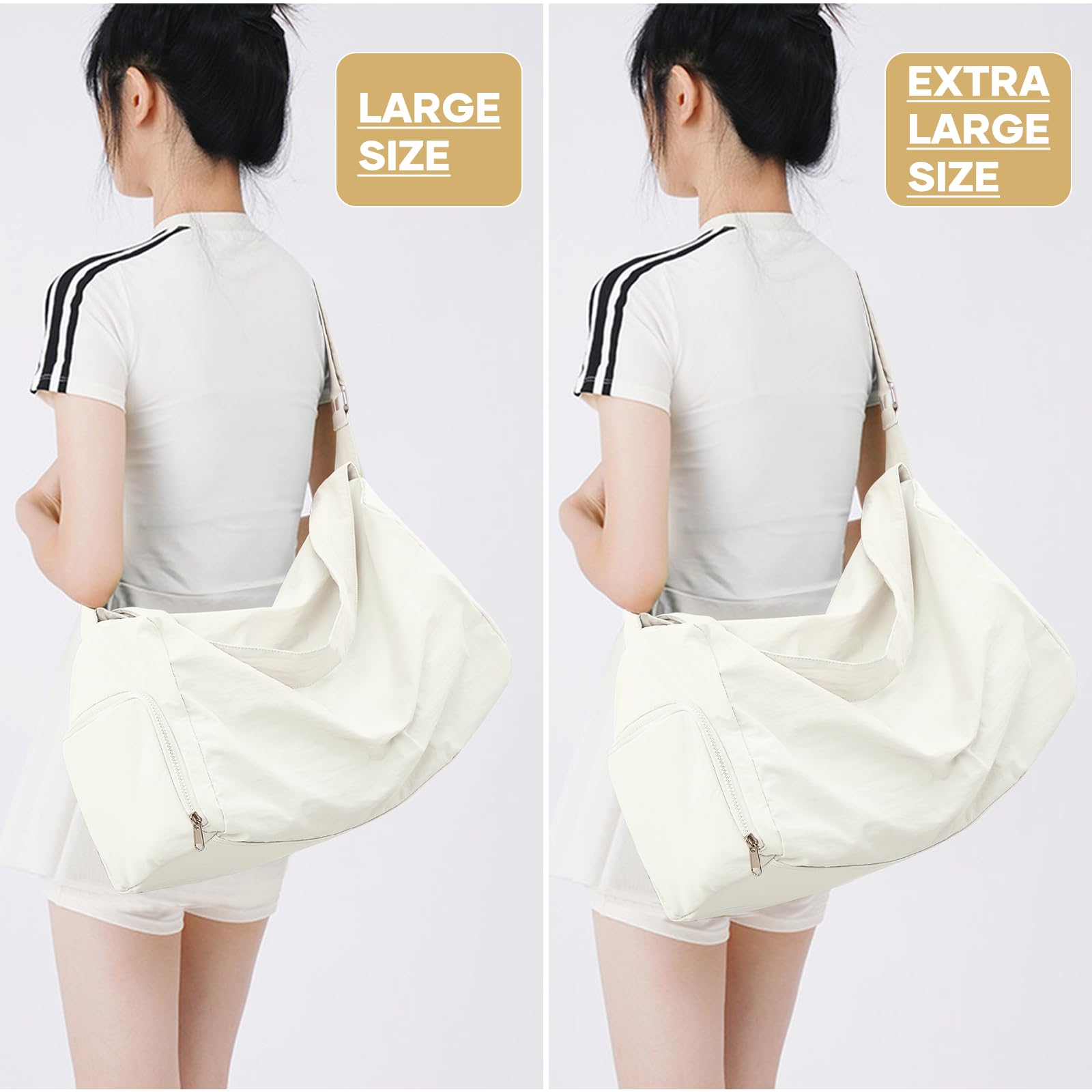 Small Gym Bag with Shoe Compartment - Waterproof Workout Duffle Bag for Women, Lightweight Travel & Sports Tote for Yoga, Dance, Swim & Overnight Trips | Perfect for Gym, Fitness Class & Weekend Getaways