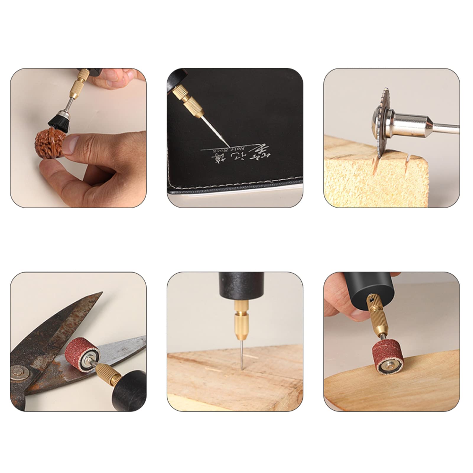 Mini Micro Electric Hand Drill - USB Powered 5V Cordless Drill with 3pc Drill Bits for Wood, Jewelry, Plastic - Perfect for DIY Crafts, Small Repairs & Hobby Projects