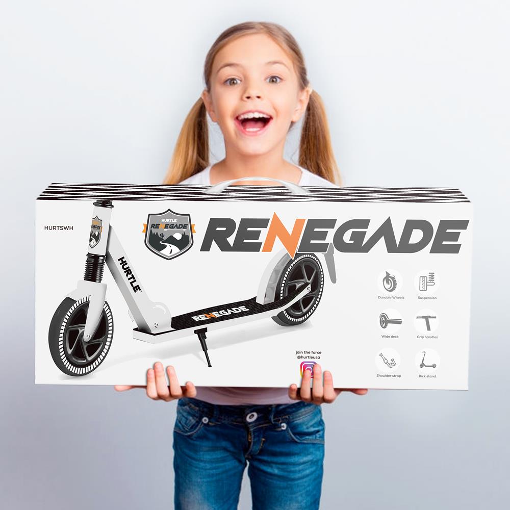 Foldable Kick Scooter for Adults & Teens - Lightweight Aluminum Frame, Adjustable Height - Perfect for Commuting, Campus & Urban Travel