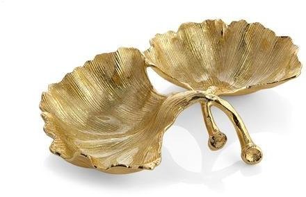 Michael Aram Gold Compartment Dish - Elegant Home Decor