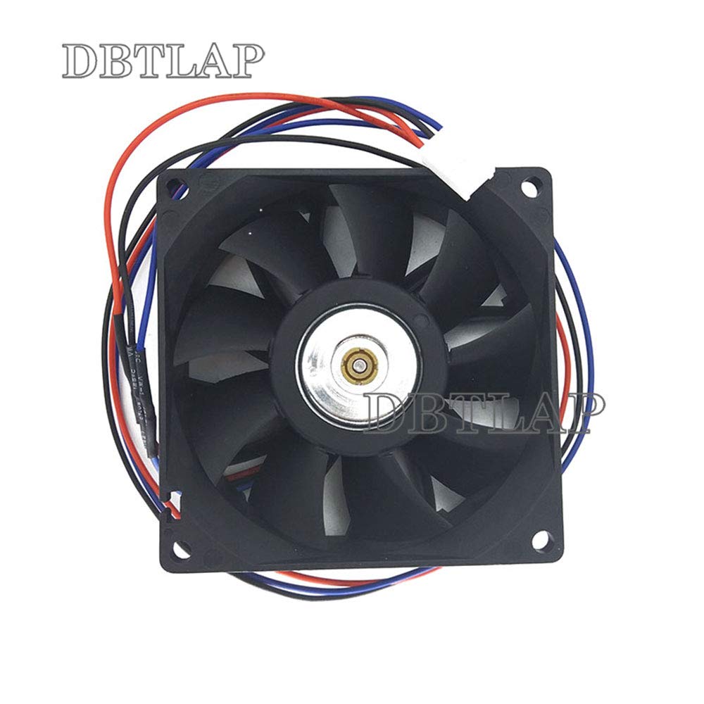 High-Performance 80x80x25mm 12V 0.6A Dual Ball Bearing CPU Cooling Fan - Compatible with Arrive FFB0812SH, 3-Pin Connector for Laptop & PC Cooling | Perfect for Gaming PCs, Workstations & Overclocking Systems