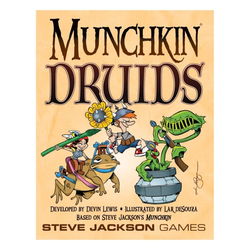 Munchkin Druids Card Game by Steve Jackson Games - Fantasy Adventure Party Game for Family & Friends Game Night