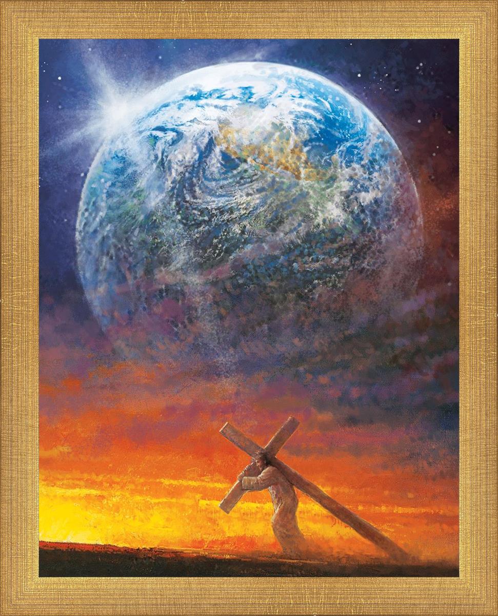 Behold, The Lamb of God - Religious Wall Art Decor for Home & Church - Perfect for Christian Faith Inspiration & Worship Spaces