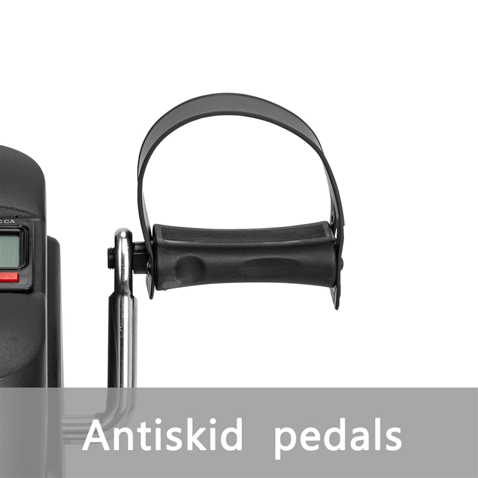 Portable Mini Exercise Bike for Home & Office - Hand & Foot Pedal Fitness Equipment for Strength Training, Cardio Workout - Compact Home Gym Equipment (Black) - Perfect for Small Spaces, Work Breaks & Physical Therapy