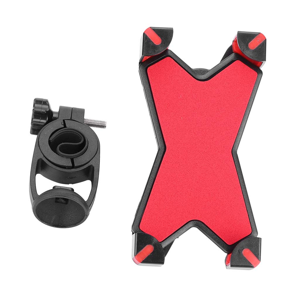 VGEBY1 Bicycle Phone Holder - Durable & Sturdy Bike Handlebar Mount with 360° Rotation for iPhone & Android - Perfect for Cycling, Commuting & Outdoor Adventures (Red)