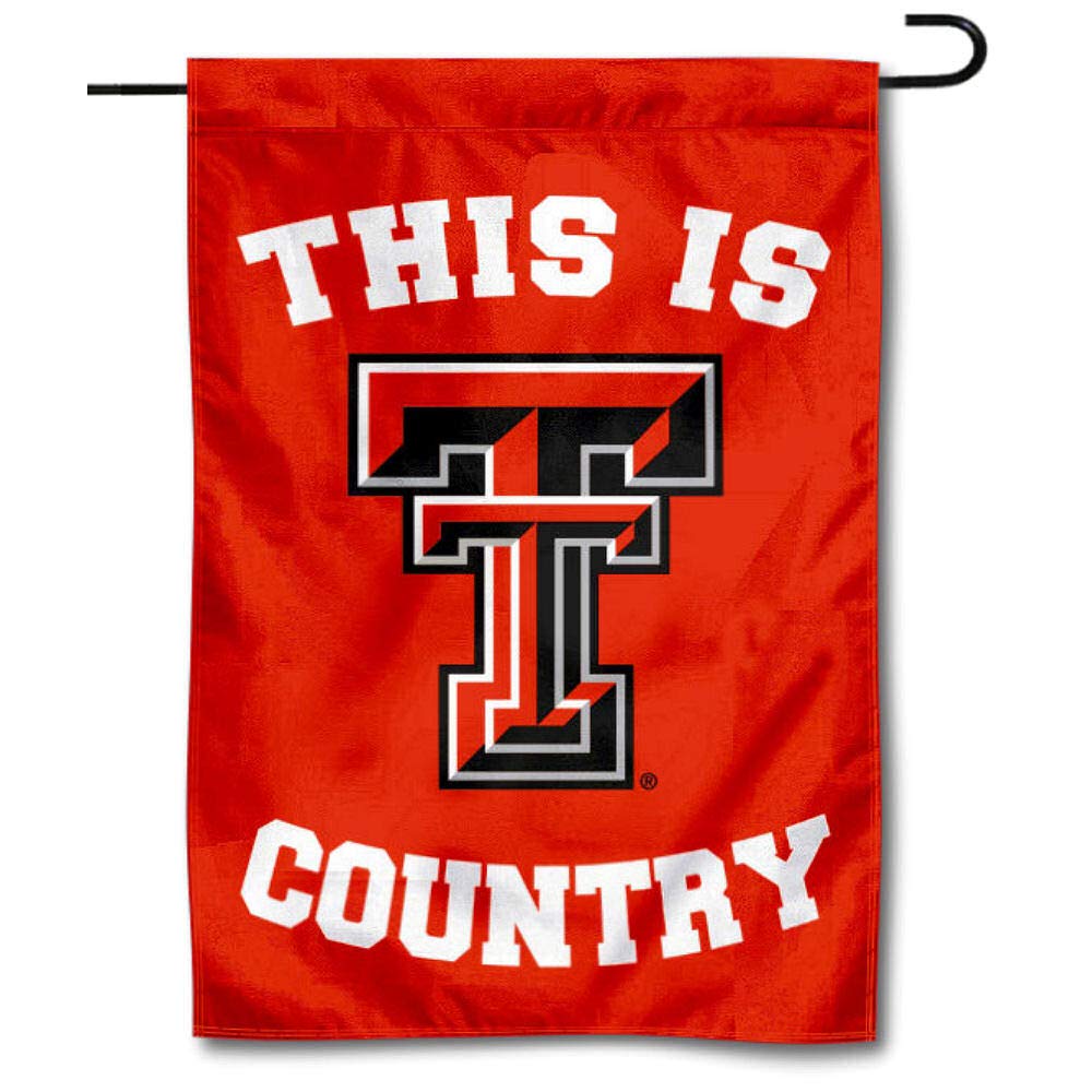 Texas Tech Red Raiders Garden Banner Flag - This is Red Raiders Country - Perfect for Game Day, Tailgating, and College Football Decorations