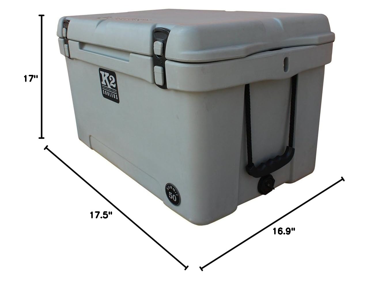 K2 Coolers Summit 20 - Premium Hard Cooler with 20-Quart Capacity, Heavy-Duty Rotomolded Construction, Extreme Ice Retention - Perfect for Camping, Fishing, Tailgating & Outdoor Adventures