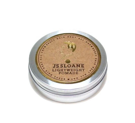 JS Sloane Lightweight Pomade for Men - Strong Hold Hair Styling Wax with Natural Shine - Perfect for Everyday Use, Work, and Special Occasions
