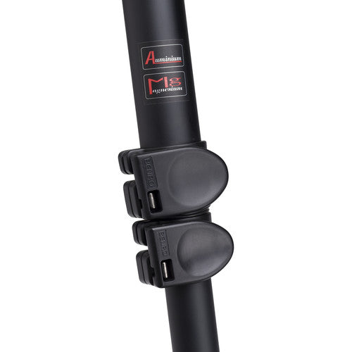Benro A373F Aluminum Single Tube Tripod with S6Pro Fluid Video Head - Professional Camera Tripod for DSLR, Mirrorless & Video Cameras - Perfect for Travel, Vlogging & Outdoor Photography