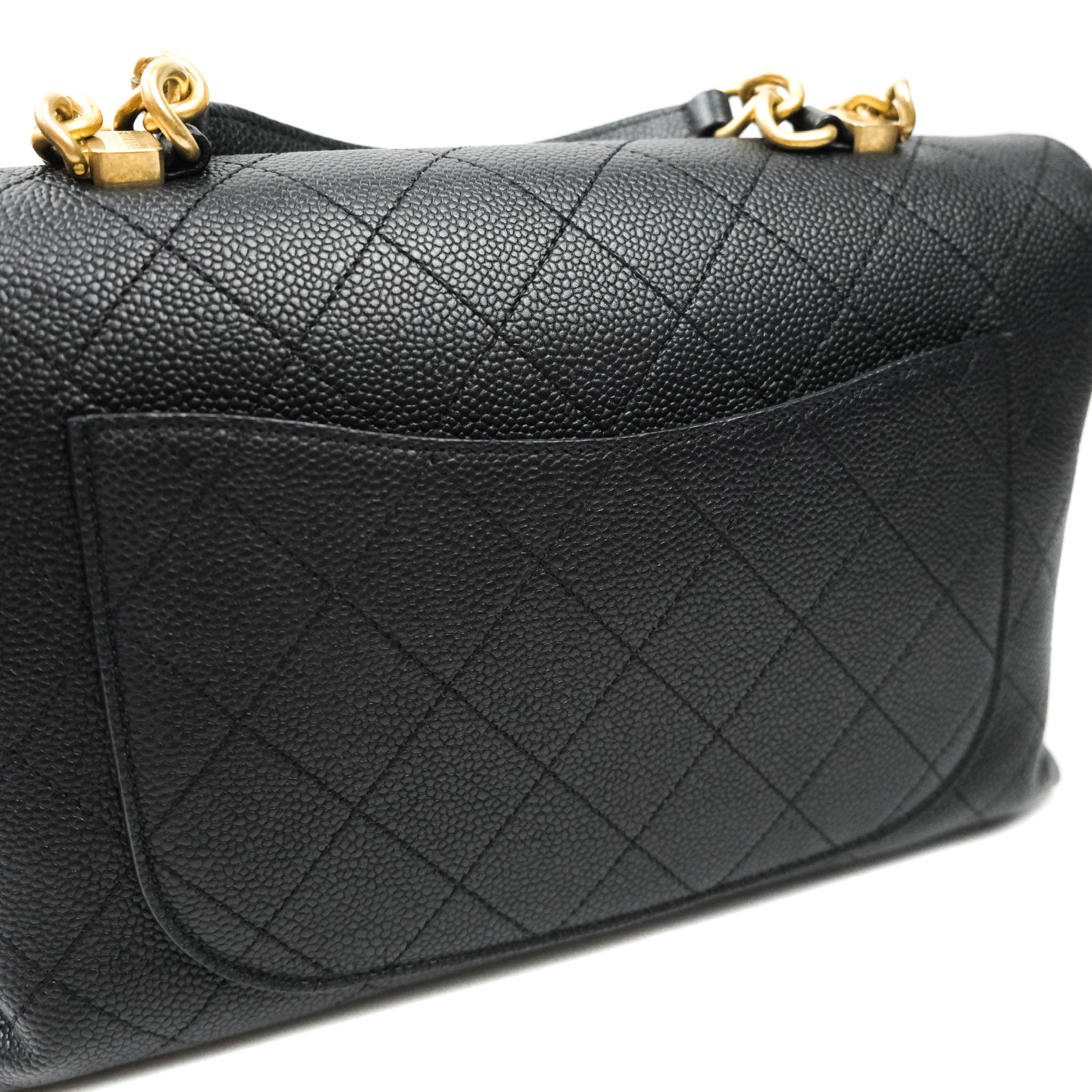 Chanel Chic Affinity Medium Grained Calfskin Handbag - Black with Aged Gold Hardware | Luxury Crossbody Bag for Women, Perfect for Date Night & Evening Events